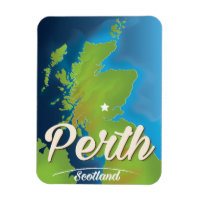 Perth Scotland Travel poster