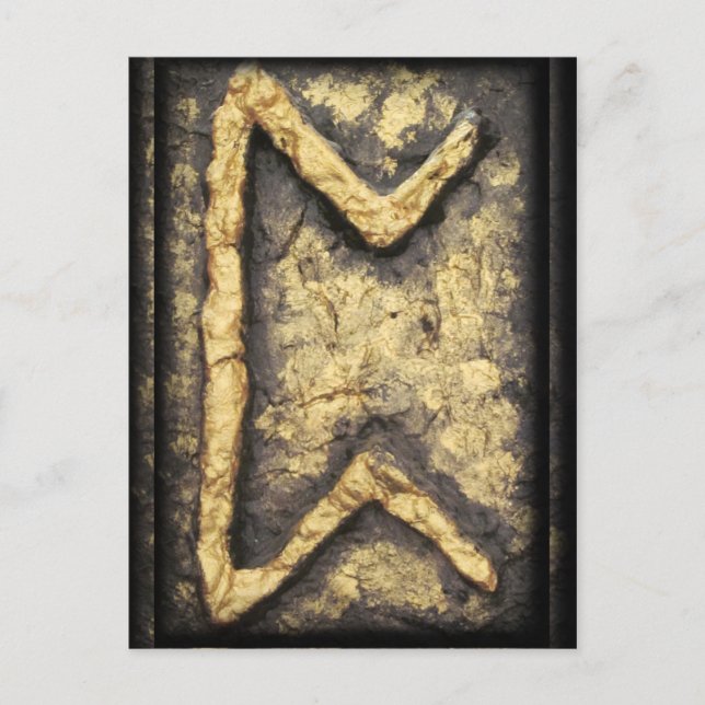 Perthro (P) Postcard (Front)