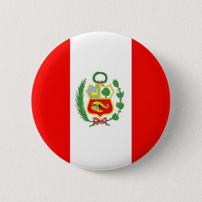 Peru 2 Inch Round Button (Front)