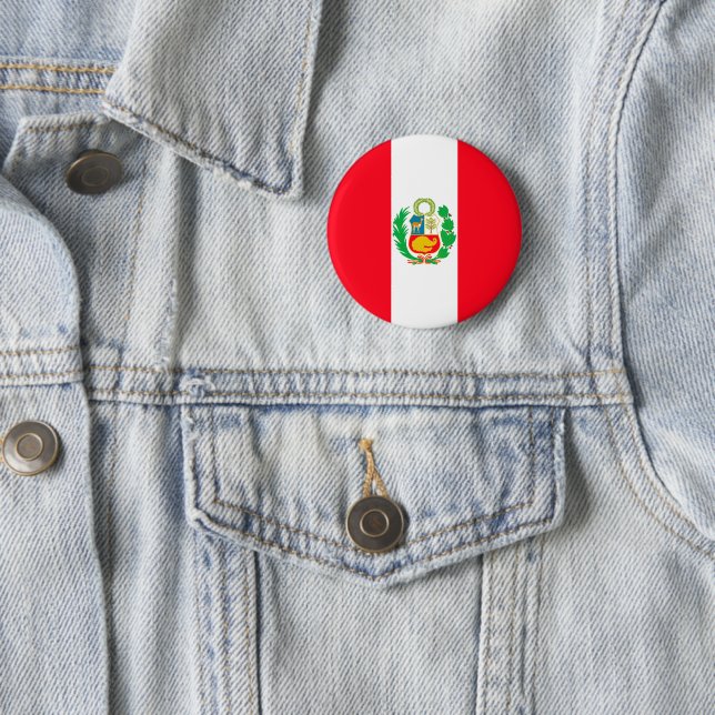 Peru 2 Inch Round Button (In Situ)