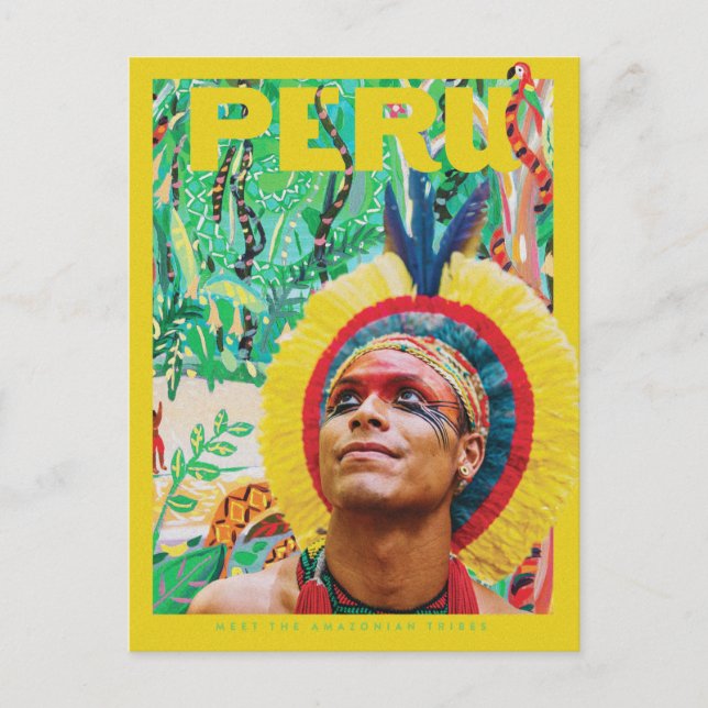 Peru Amazon Rainforest Postcard (Front)