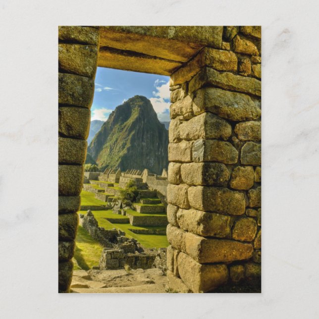 Peru, Andes, Andes Mountains, Machu Picchu, Postcard (Front)