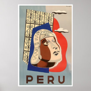 Peru Art Print Travel Poster Peruvian Home