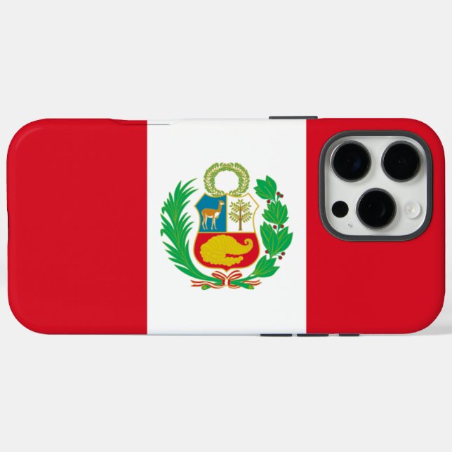 Peru Case-Mate iPhone Case (Back (Horizontal))