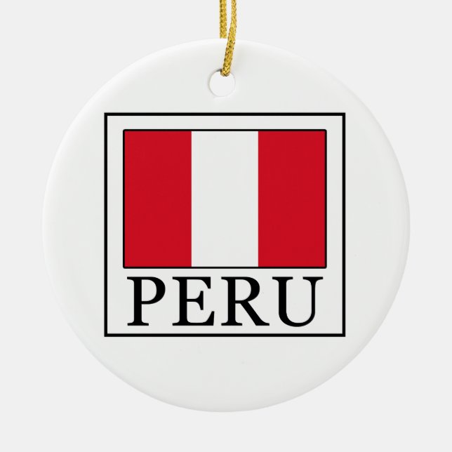 Peru Ceramic Ornament (Front)