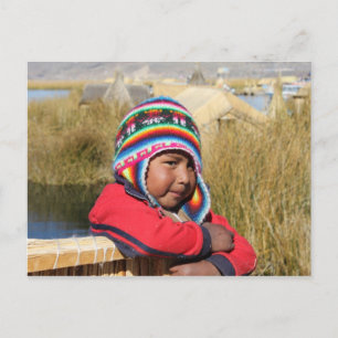 Peru Child - Boy Postcard