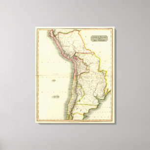 Peru, Chili, La Plata 2 Canvas Print