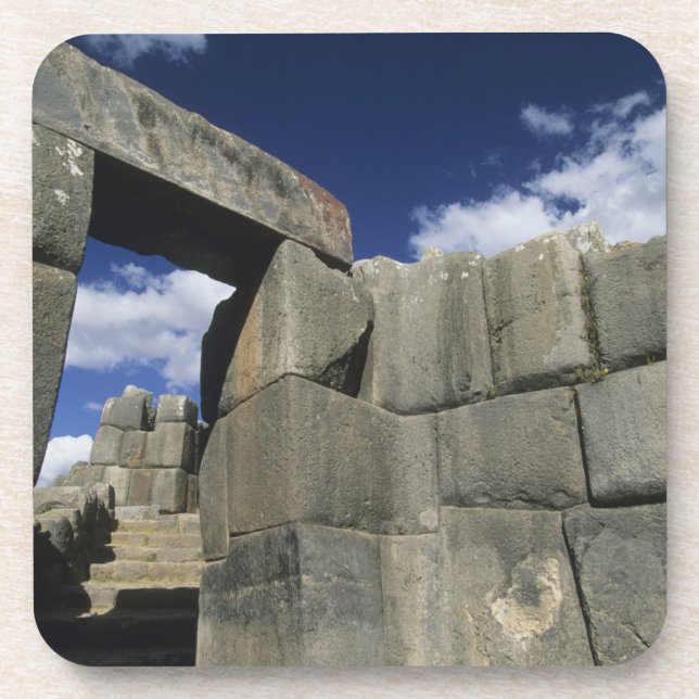 Peru, Cuzco, Sacsayhuaman fortress, good example Coaster (Front)