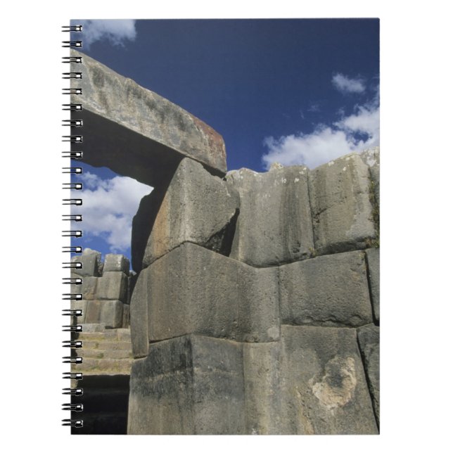 Peru, Cuzco, Sacsayhuaman fortress, good example Notebook (Front)