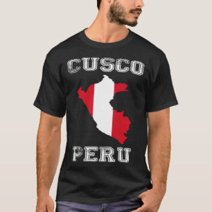 Peru Distressed Flag Cusco Pride T-Shirt