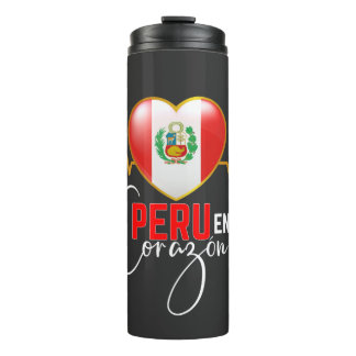 Peru en mi Corazon Peruvian Pride  Thermal Tumbler