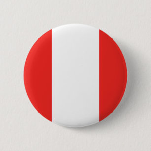 Peru Flag 2 Inch Round Button