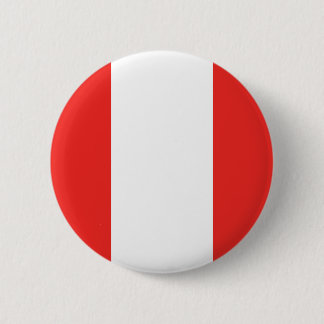 Peru Flag 2 Inch Round Button