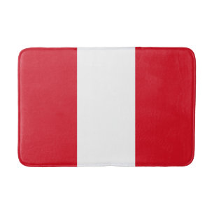 Peru Flag Bath Mat