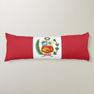Peru flag body pillow