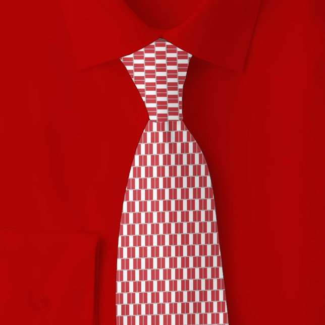 Peru Flag Brick Pattern Tie (Creator Uploaded)