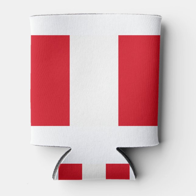 Peru Flag Can Cooler (Front)
