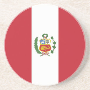 Peru flag coaster
