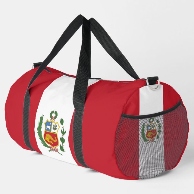 Peru flag duffle bag (Right Corner)