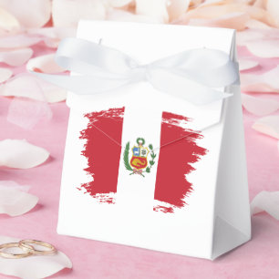 Peru flag favor box