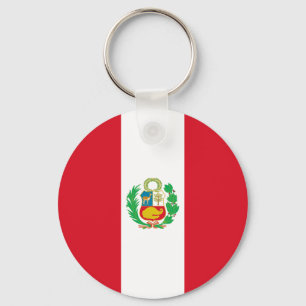Peru Flag Keychain