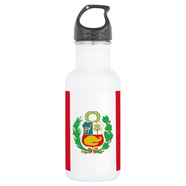 Peru Flag Liberty Bottle (Front)