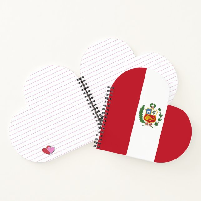 Peru flag notebook (Inside)