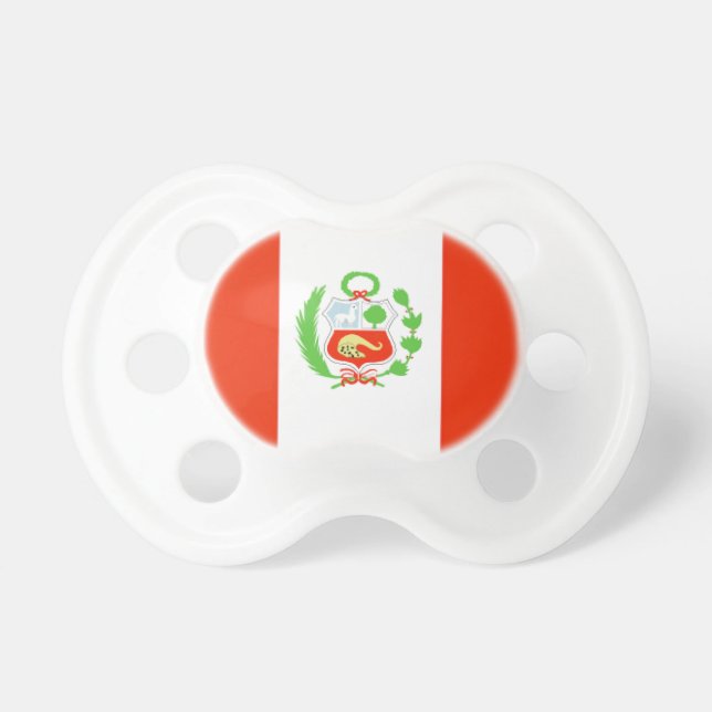 Peru Flag Pacifier (Front)