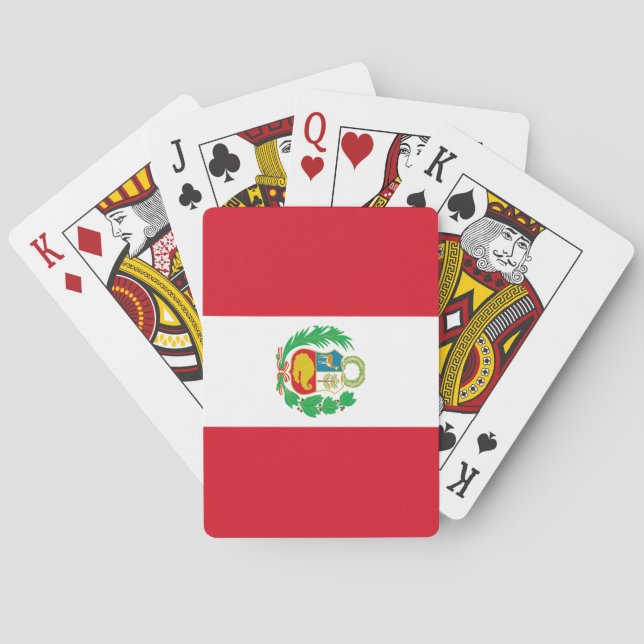 Peru Flag Playing Cards (Back)