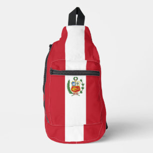 Peru flag sling bag