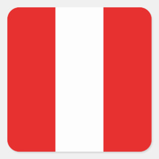 Peru Flag Sticker