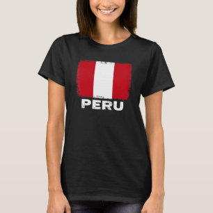 Peru Flag Support Peruvian People Women Men T-Shirt