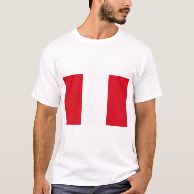 Peru Flag T-Shirt (Front)