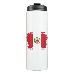 Peru flag thermal tumbler