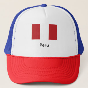 Peru Flag Trucker Hat
