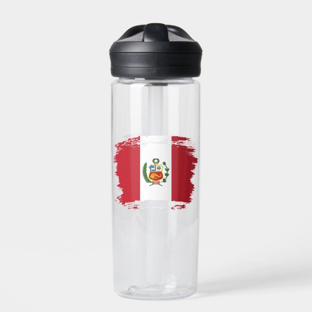 Peru flag water bottle (Front)
