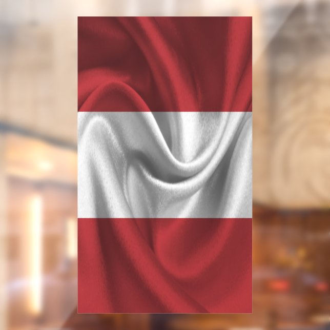 Peru Flag Window Cling (Sheet 2)