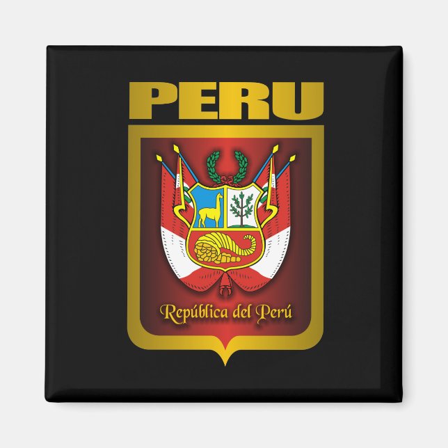"Peru Gold" Magnet (Front)