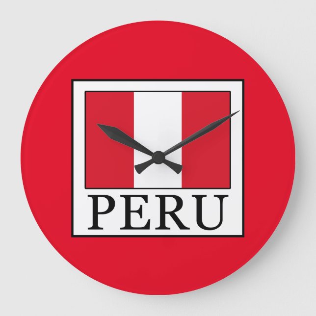 Peru Large Clock (Front)