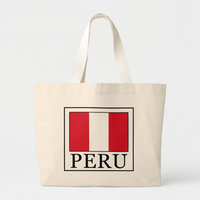 Peru Large Tote Bag (Front)