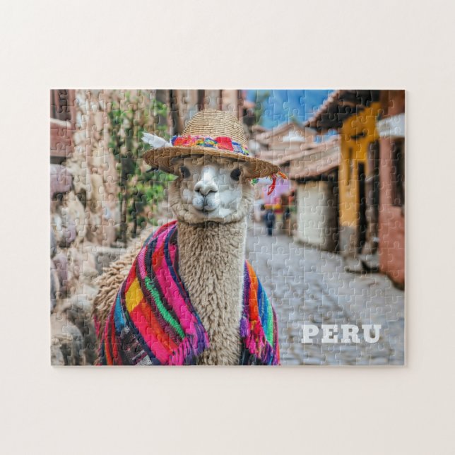 Peru Llama Jigsaw Puzzle (Horizontal)