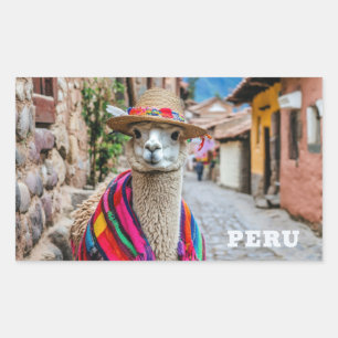 Peru Llama Sticker