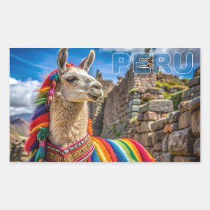 Peru Llama Sticker