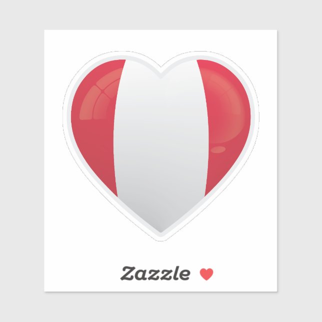 Peru  Love Flag (Sheet)