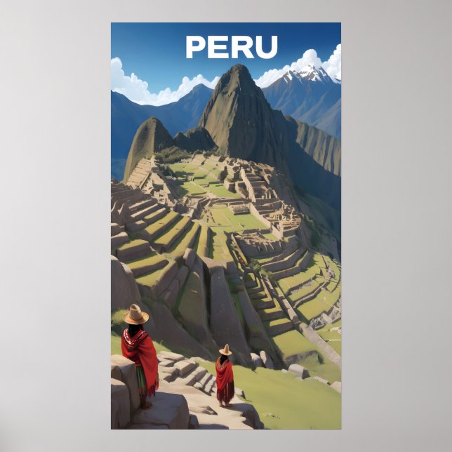 Peru Machu Picchu Poster (Front)