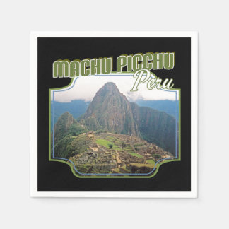 Peru Machu Picchu Ruins - Huayna Picchu Napkin