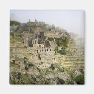 Peru, Machu Picchu. The ancient citadel of Machu Magnet