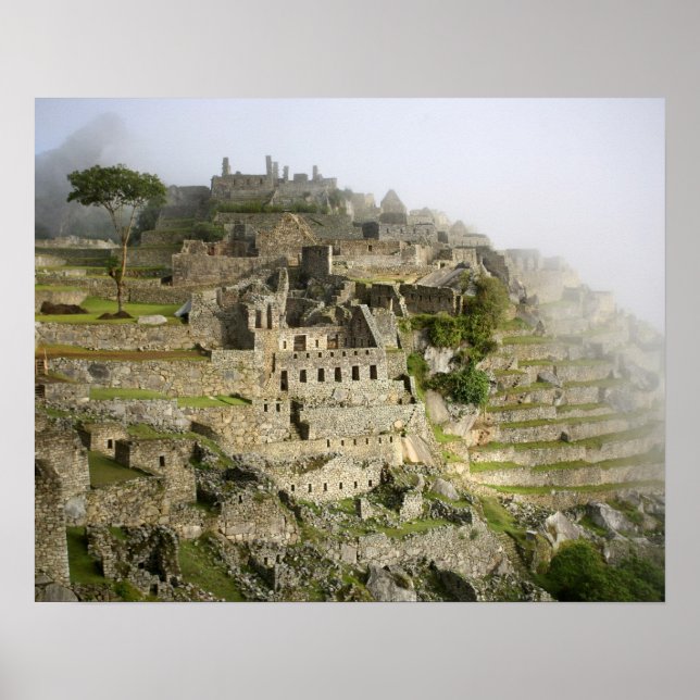 Peru, Machu Picchu. The ancient citadel of Machu Poster (Front)