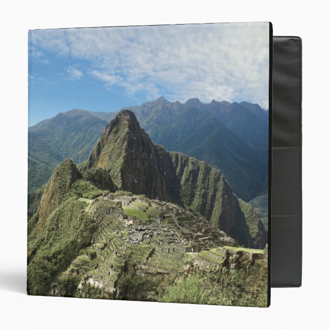 Peru, Machu Picchu, the ancient lost city of 3 Binder (Front/Inside)