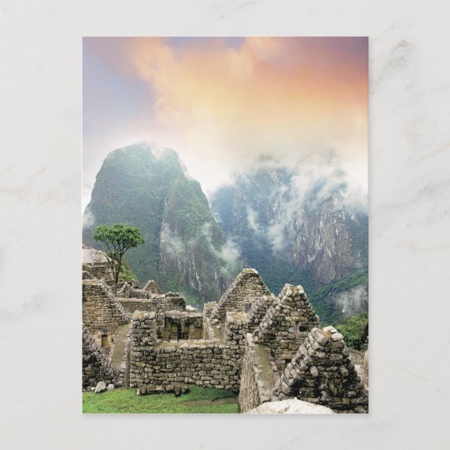 Peru, Machu Picchu, the ancient lost city of Postcard (Front)